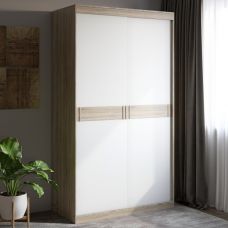 Шкаф-Купе эверест соната 1200 двухдверный 120х60х217 дуб сонома+белый (DTM-2392) Шкаф-Купе эверест соната 1200 двухдверный 120х60х217 дуб сонома+белый (DTM-2392)