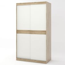 Шкаф-Купе эверест соната 1200 двухдверный 120х60х217 дуб сонома+белый (DTM-2392) Шкаф-Купе эверест соната 1200 двухдверный 120х60х217 дуб сонома+белый (DTM-2392)