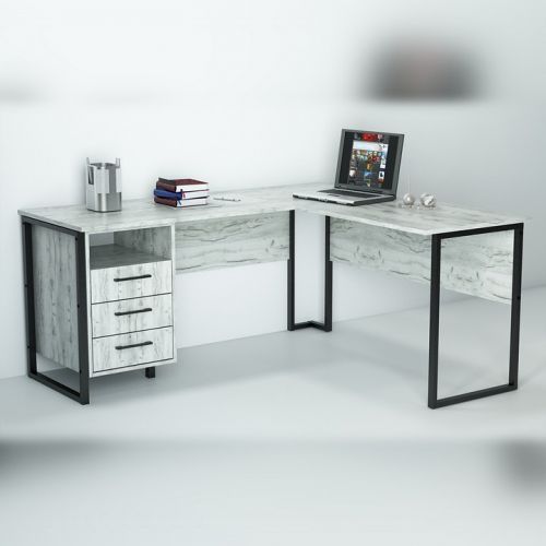 Офисный стол LOFT СУЛА-3-1 (1400x1200x750), код: 12855