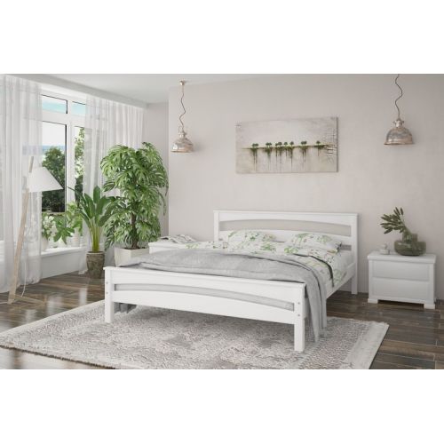 Двуспальная кровать Чикаго Сити 140x200 (Белый), код: 9952