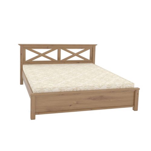 Двуспальная кровать Прованс Н 180x200 (Орех светлый), код: 9954