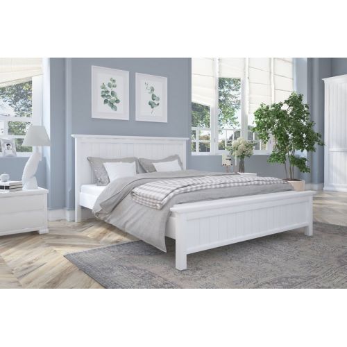 Двуспальная кровать Вирджиния 160x200 (Белый), код: 9955