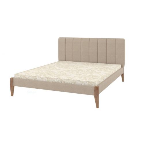 Двуспальная кровать Лондон ТК 180x200 (Орех светлый/Аляска), код: 9950