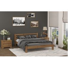Двуспальная кровать Колумбия 160x200 (Орех светлый) Двуспальная кровать Колумбия 160x200 (Орех светлый)