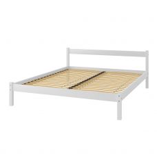 Двуспальная деревянная кровать Mebigrand MG01 160х200 белый RAL 9003 (MBG-21875)