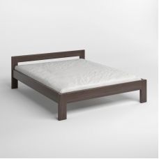 Двуспальная деревянная кровать Дели 140x200 (Венге) Двуспальная деревянная кровать Дели 140x200 (Венге)