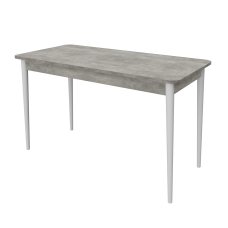 Стол неман моно 1180х580 Бетон/Белый