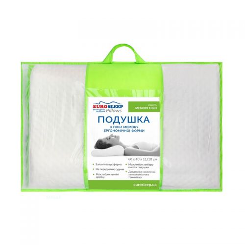 Подушка MEMORI ERGO 60x40x11/10, код: 8917