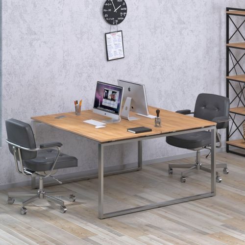 Подвійний письмовий стіл LOFT Q-140-16, код: 9344