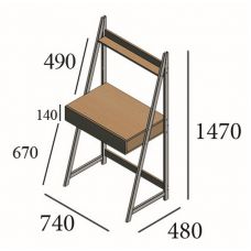 Письменный Стол рабочий Дуо Loft Письменный Стол рабочий Дуо Loft