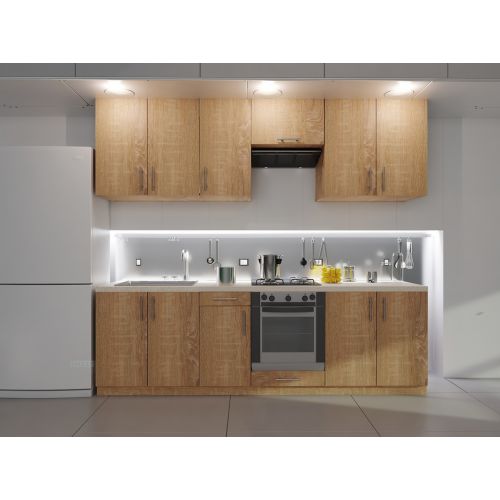 Кухня Арабика 2,6м. (врезная мойка), код: 8901